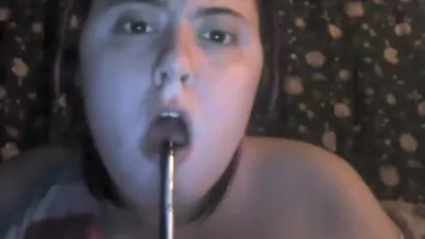 Simulated blowjob pov