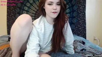 Alice stoned caresses capstone phalos